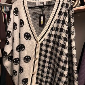 Oversized WKND Chasers cardigan